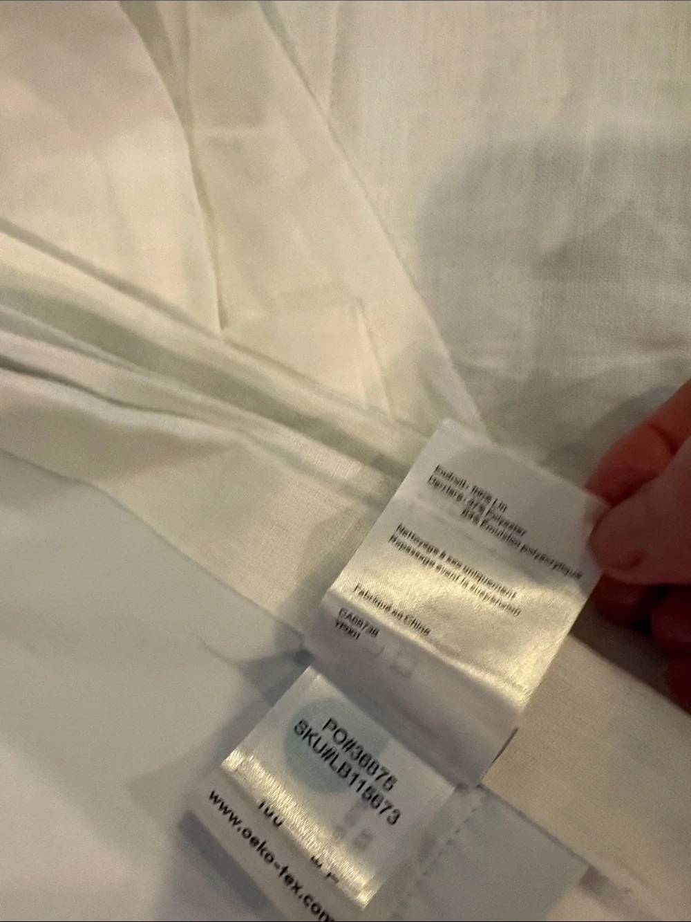 Quince European Luxe Linen  Blackout Curtain Panels 48x96 (two panels)